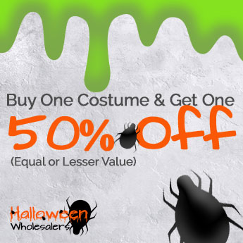 Buy One Costume & Get One 50% Off (Equal or Lesser Value) 